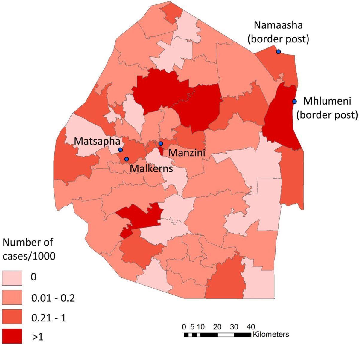 Peta daripada amerika syarikat malaria